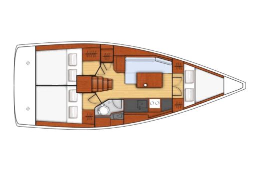 Sailboat  OCEANIS 35.1 - MISTRAL boat plan