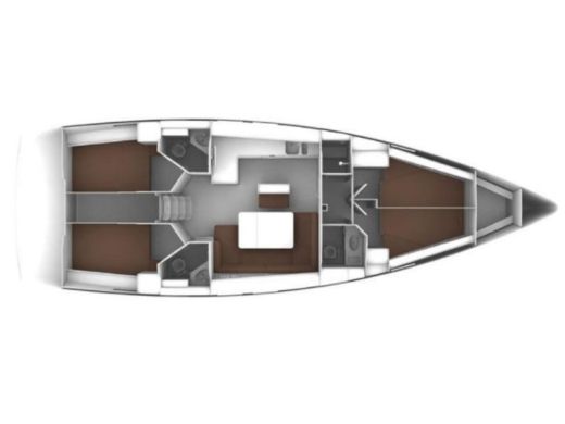 Sailboat Bavaria Bavaria Cruiser 46 Boat layout