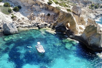 Hyra båt RIB-båt Capelli 3 horas: Excursión en lancha a Atlantis y es Vedrá Sant Antoni de Portmany