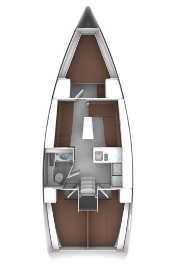 Sailboat BAVARIA C 37 Boat design plan
