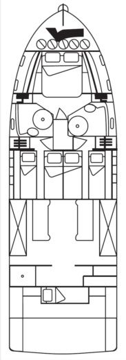 Motorboat  Eminence X6 boat plan