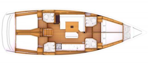 Sailboat Jeanneau Sun Odyssey 469 Boat layout
