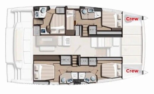 Catamaran Bali - Catana BALI 4.4 Plan du bateau