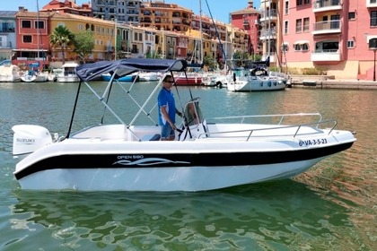 Charter Motorboat Fabiette nautica services Open 580 Valencia