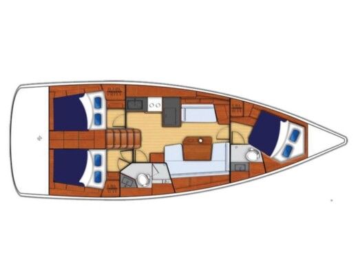 Sailboat  Oceanis 41.1 boat plan