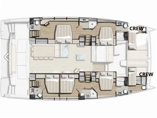 Catamaran Bali - Catana Bali 5.4 boat plan