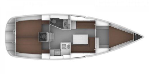 Sailboat BAVARIA 36 boat plan