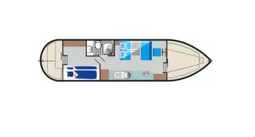 Houseboat Kuhnle-Werft Kuinder (HMR) Boat design plan