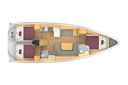 Miete Segelboot Bavaria C42 Trogir