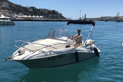 Miete Motorboot QUICKSILVER 555 COMMANDER Nizza