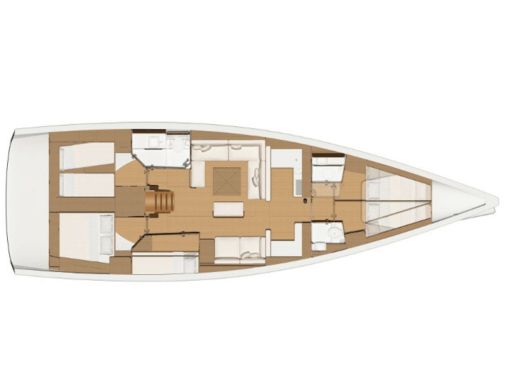 Sailboat Dufour Dufour 520 Gl boat plan