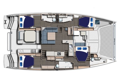 Verhuur Catamaran  Moorings 5000 Road Town