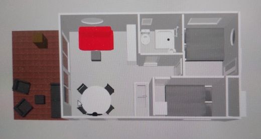 Houseboat NautikHus - Namitz HNS Plattegrond van de boot