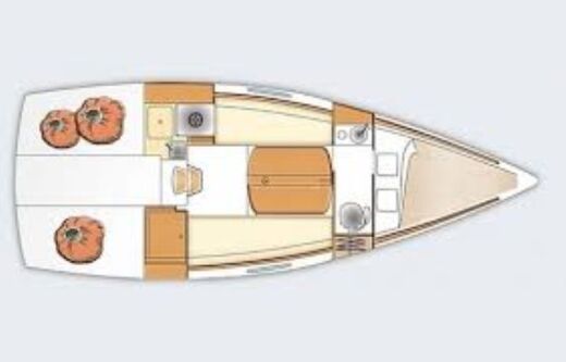 Sailboat Beneteau First 25 S Boat design plan