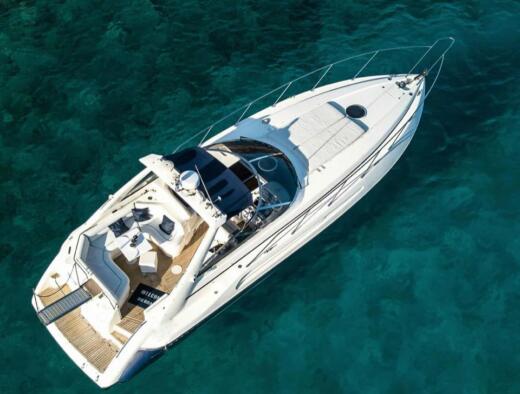 Motorboat Sunseeker Portofino 40 Plattegrond van de boot