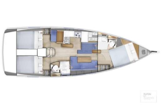Sailboat Sun Odyssey 40.3 Plan du bateau