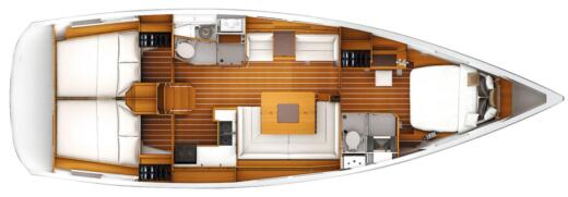 Sailboat Jeanneau Sun Odyssey 449 boat plan