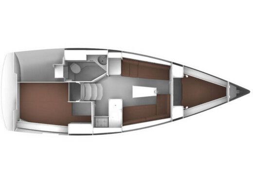 Sailboat BAVARIA CRUISER 33 boat plan