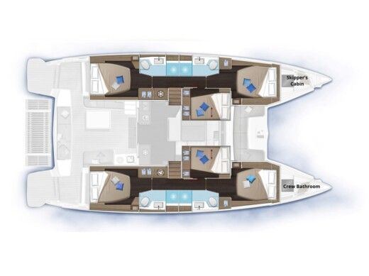 Catamaran Lagoon Lagoon 51 Boat design plan