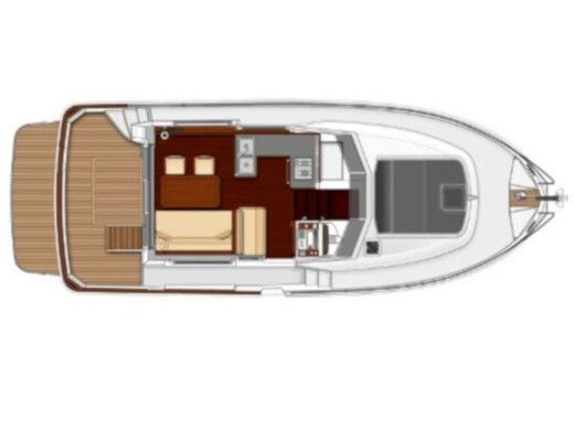 Motorboat Beneteau Swift Trawler 34 boat plan
