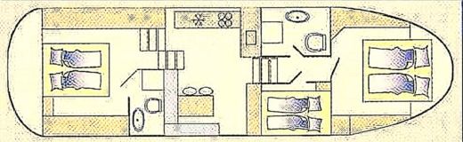 Motorboat Star Yacht 1520 boat plan