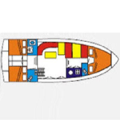 Houseboat Tyvano 38 boat plan