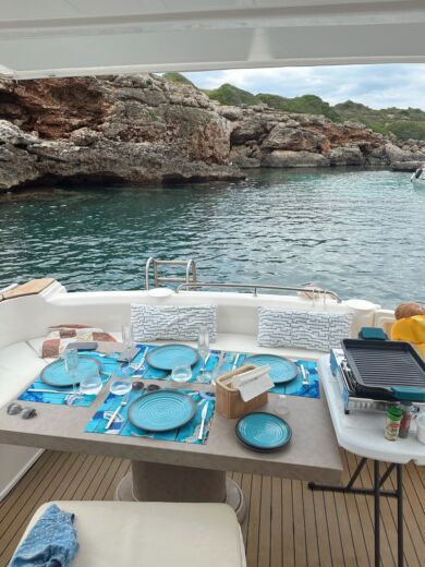 Porto Cristo Motorboat GARIN 38 Refit 2020 alt tag text