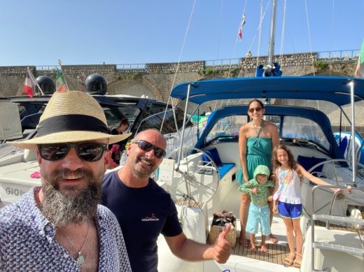 Torre del Greco Sailboat Beneteau Cyclades 39.3 alt tag text