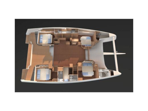 Catamaran Dufour D48 boat plan