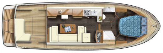 Motorboat Linssen Grand Sturdy 35.0 Sedan Planimetria della barca