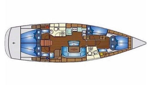 Sailboat Bavaria Bavaria 46 Boat design plan