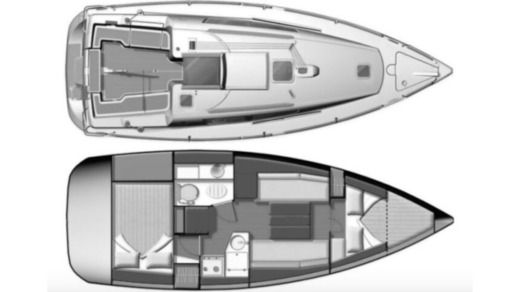 Sailboat  SUN ODYSSEY 30 I Plan du bateau