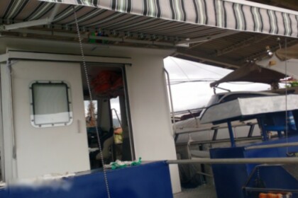 Charter Motorboat Aluminio Naval soldado a MIG Catamarã São Vicente