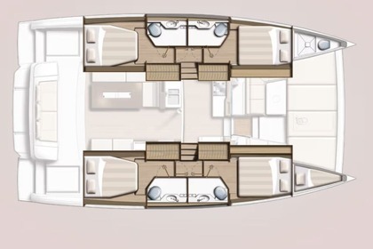 Location Catamaran Catana Group Bali 4.2 - 4 + 1 cab. Skradin