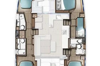 Rental Catamaran Leopard Leopard 46 - 5 cab. Marina di Portorosa