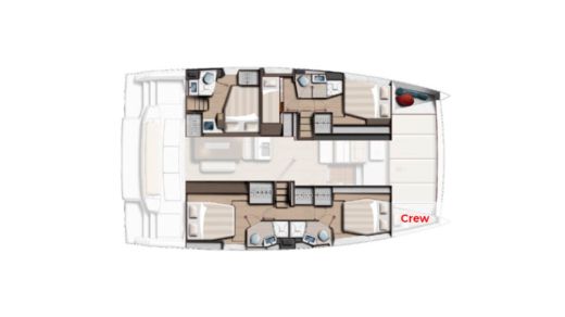 Catamaran Bali - Catana Bali 4.6 Plan du bateau