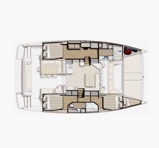 Catamaran Bali - Catana Bali 4.5 boat plan