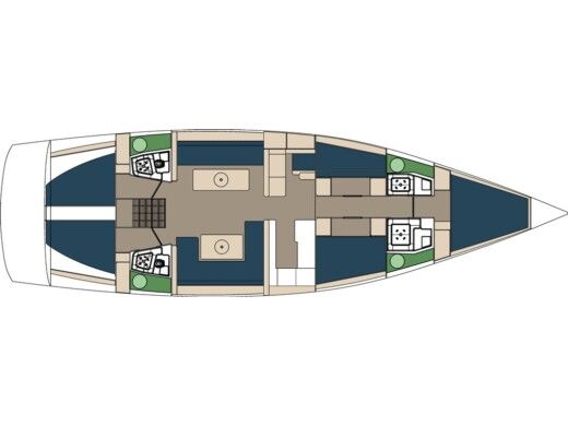 Sailboat D&D Yachts D&D Kufner 54.2 Boat design plan