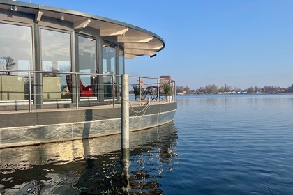 Hire Houseboat 360 Grad Floating Home Shanti 2 Werder