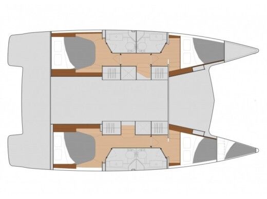 Catamaran Fountaine Pajot ISLA 40 Boat design plan