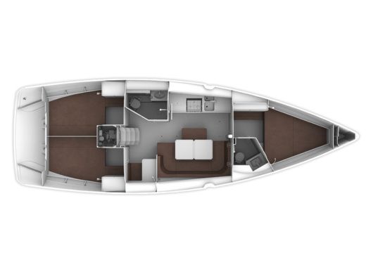 Sailboat Bavaria Cruiser 41 Boat design plan