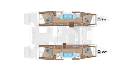 Catamaran Lagoon Lagoon 46 boat plan