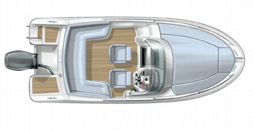 Motorboat Beneteau Flyer 650 Sundeck Boat design plan