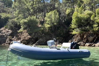 Miete Boot ohne Führerschein  Four seas Rib alu 360 Le Lavandou