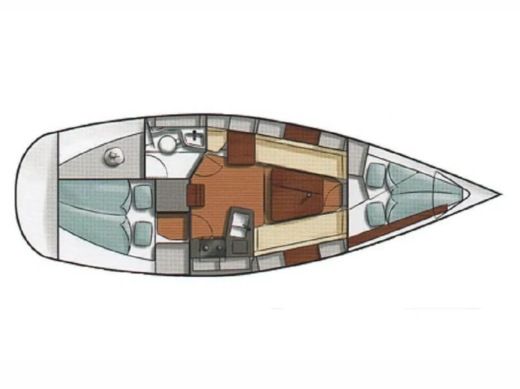 Sailboat Hanse Hanse 315 Boat design plan