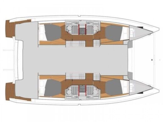 Catamaran  Astréa 42 Boat design plan