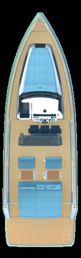Motorboat FJORD Fjord 44 Plan du bateau