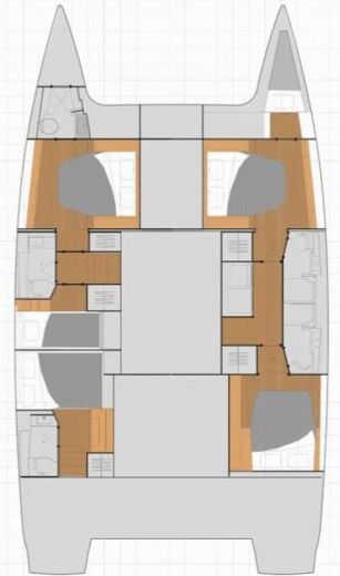 Catamaran  Tanna 47 boat plan