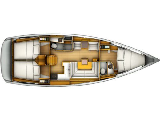 Sailboat Jeanneau Sun Odyssey 409 Boat design plan