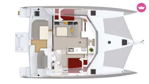 Catamaran NEEL 43 boat plan